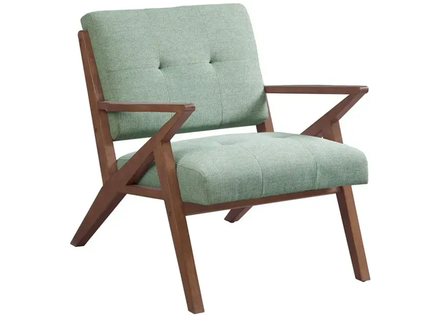 Rocket Lounge Chair in Green by INK+IVY