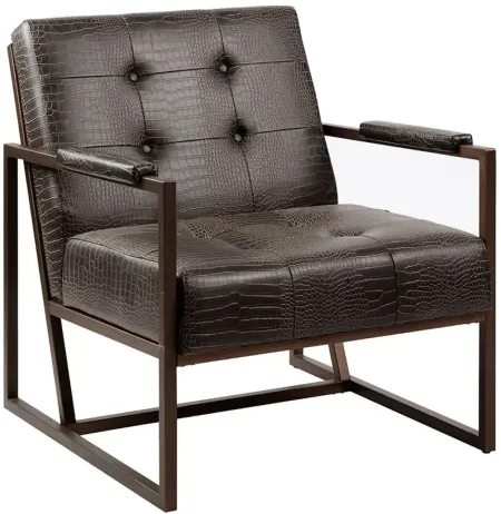 Waldorf Lounge Chair in Chocolate by INK+IVY