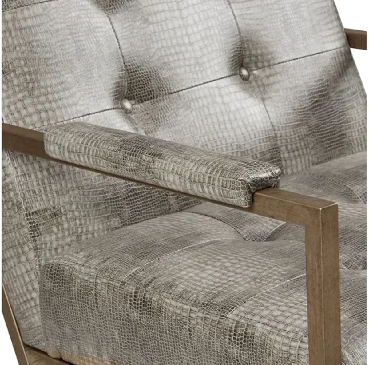 Waldorf Lounge Chair in Grey by INK+IVY