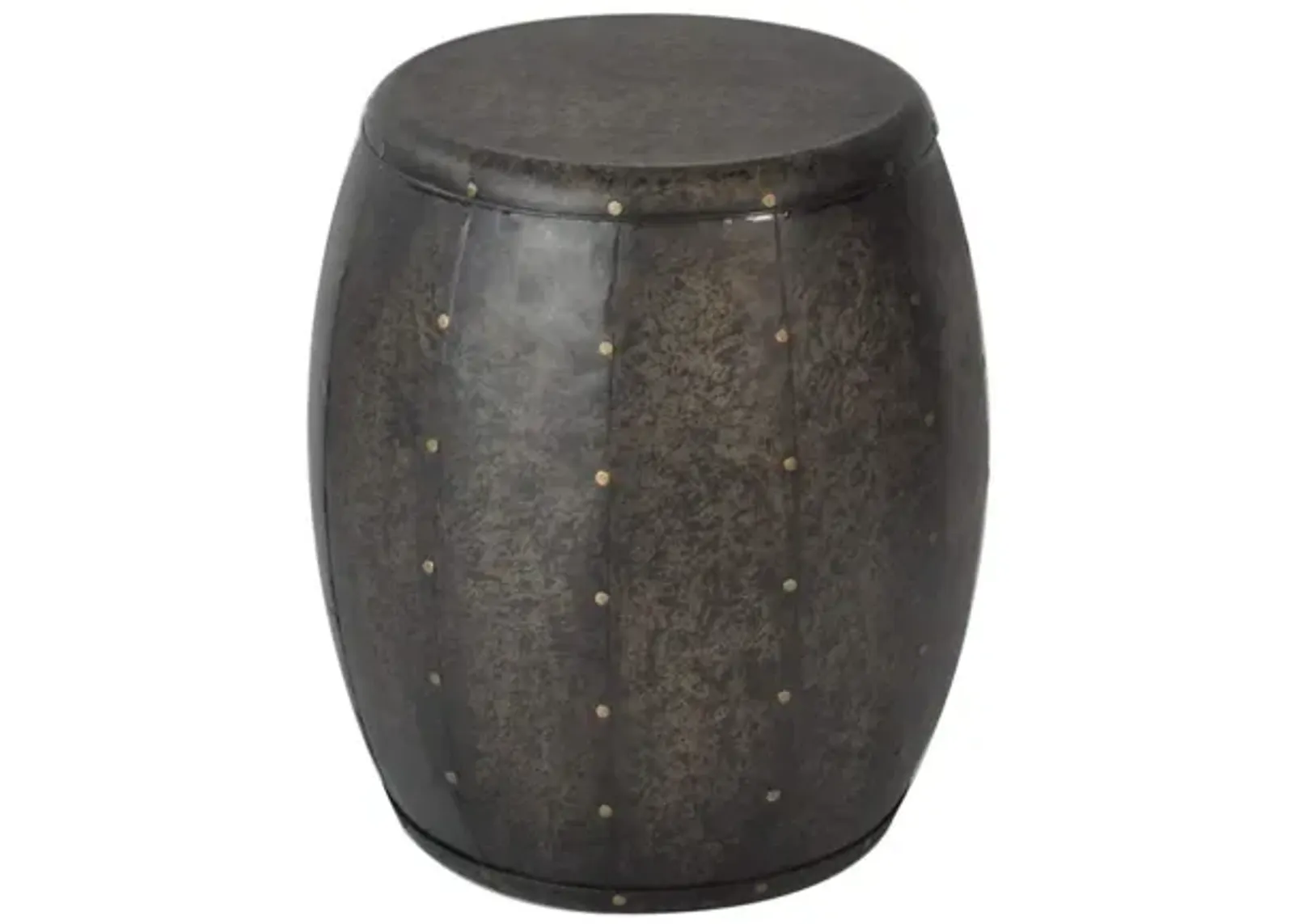 Cirque Metal Accent Drum Table by Madison Park