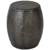 Cirque Metal Accent Drum Table by Madison Park