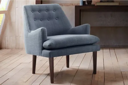 Taylor Mid-Century Accent Chair in Blue by Madison Park