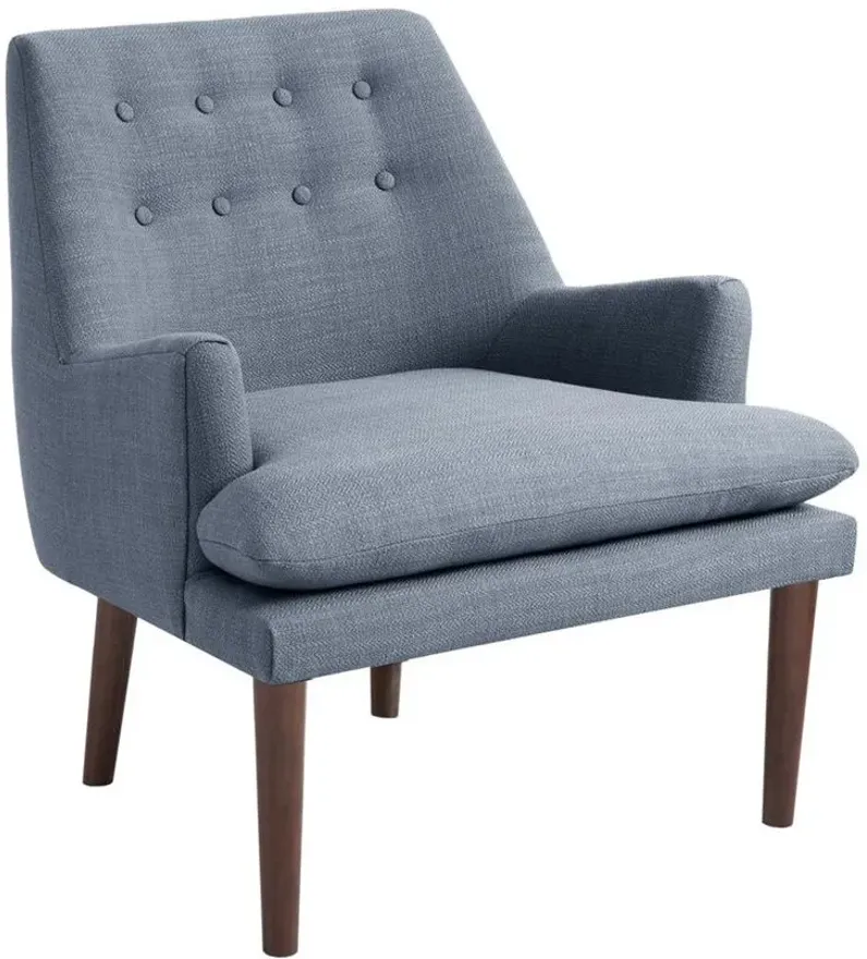 Taylor Mid-Century Accent Chair in Blue by Madison Park