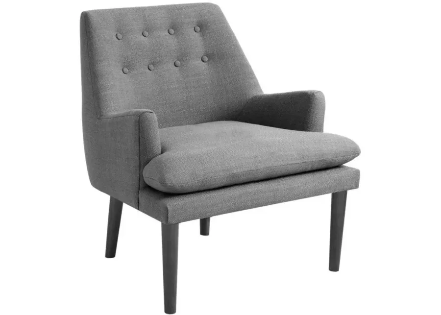 Taylor Mid-Century Accent Chair in Grey by Madison Park