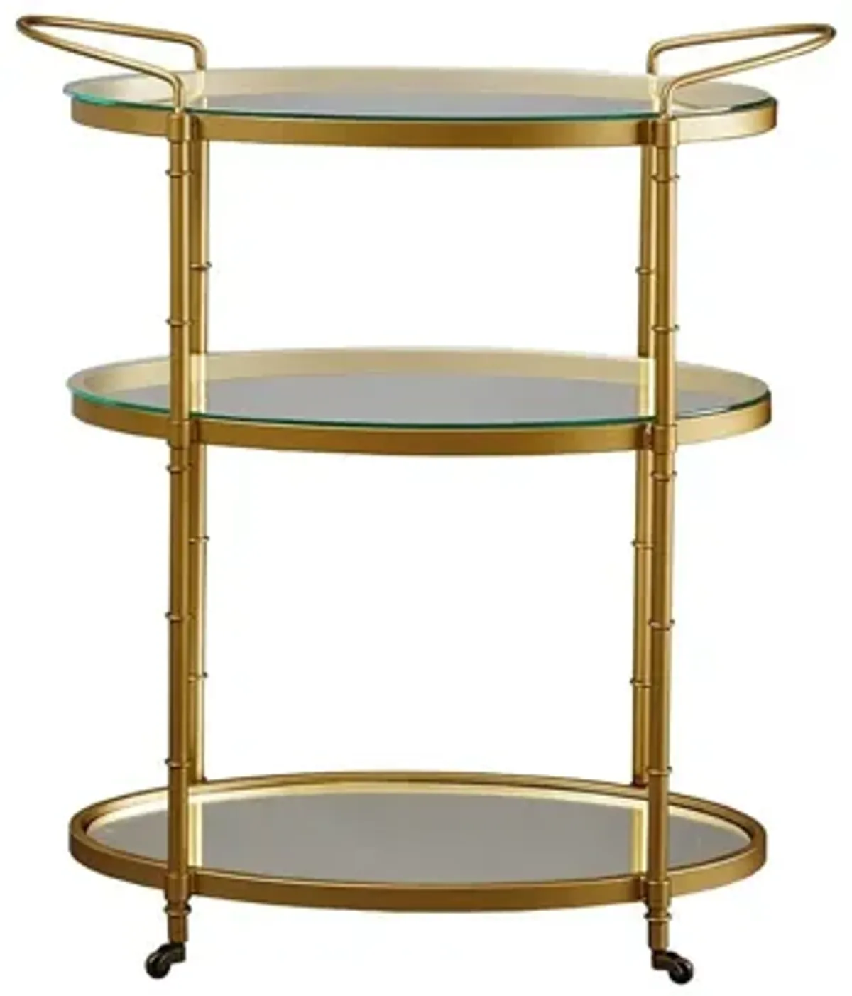 Lauren Bar Cart in Antique Gold by Madison Park Signature