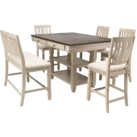 Venus Gathering Table + 4 Gathering Chairs + Bench