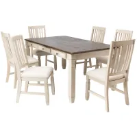 Venus Dining Table + 6 Side Chairs