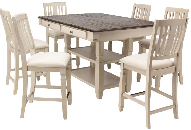 Venus Gathering Table + 6 Gathering Chairs