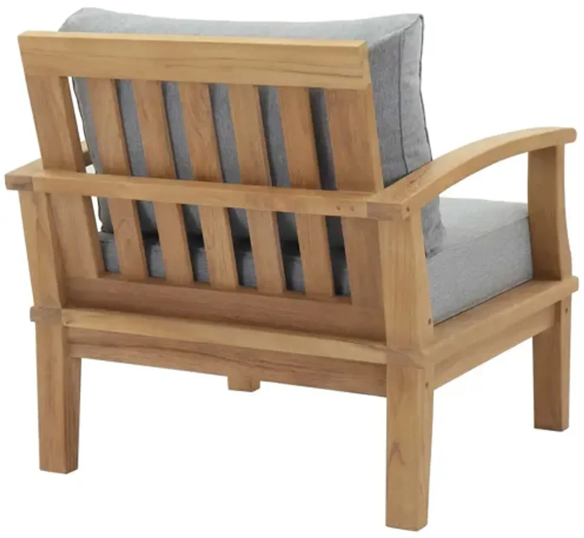 Marina Outdoor Patio Premium Grade A Teak Wood Armchair