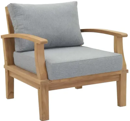 Marina Outdoor Patio Premium Grade A Teak Wood Armchair