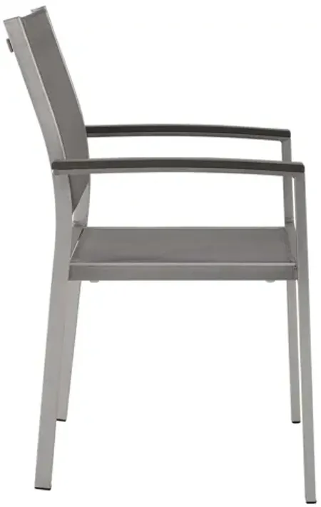 Shore Outdoor Patio Aluminum Dining Chair