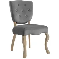 Array Vintage French Dining Side Chair in Grey