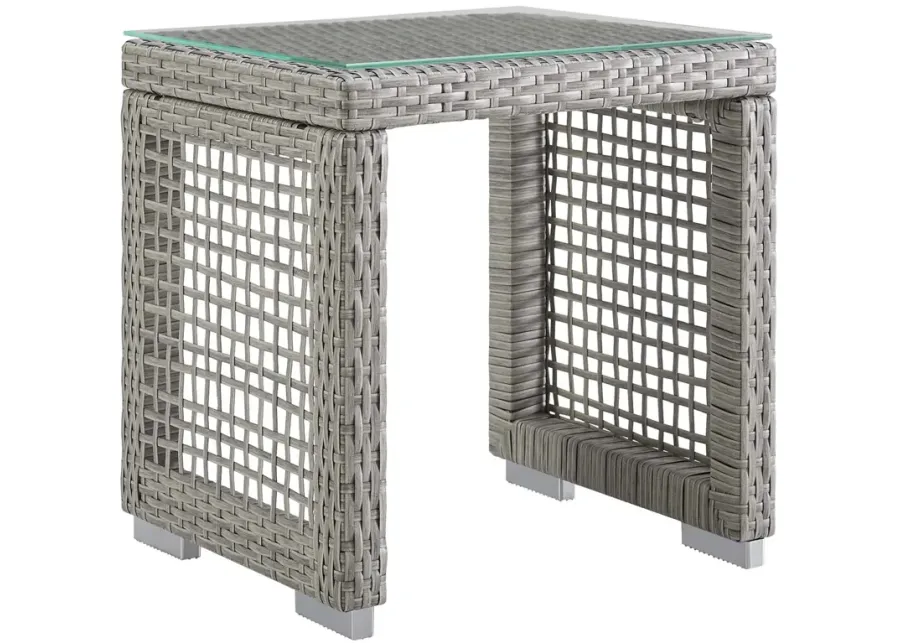 Aura Outdoor Patio Wicker Rattan Side Table