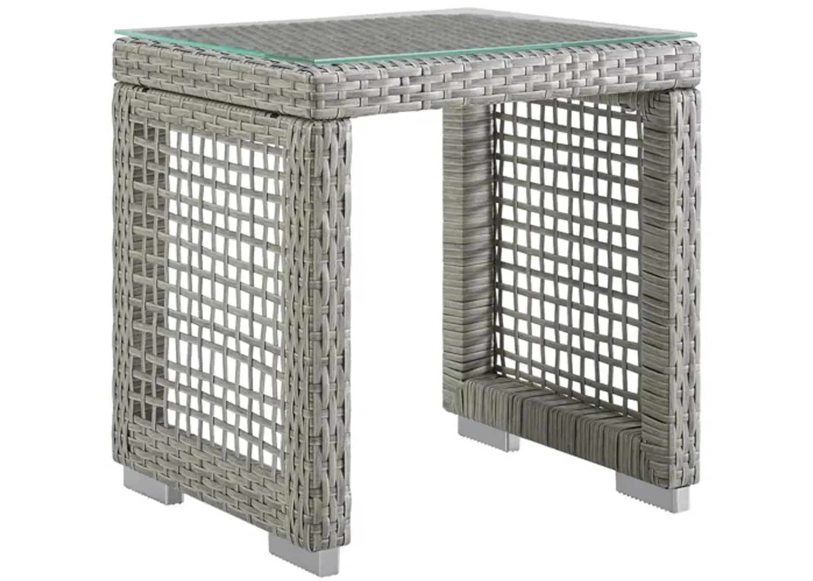 Aura Outdoor Patio Wicker Rattan Side Table