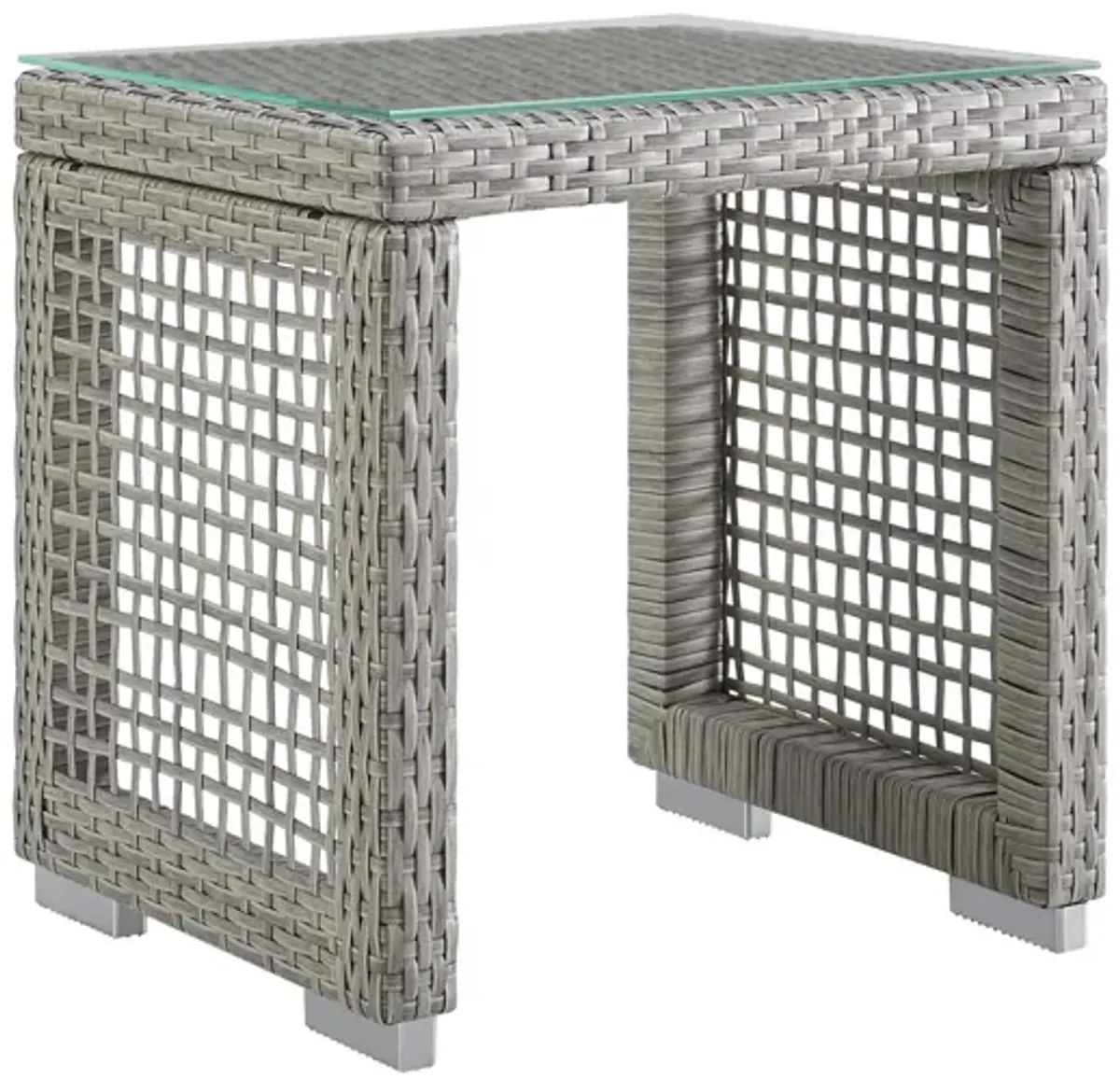 Aura Outdoor Patio Wicker Rattan Side Table