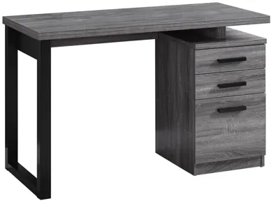 Barron 48" Grey & Black Computer Desk