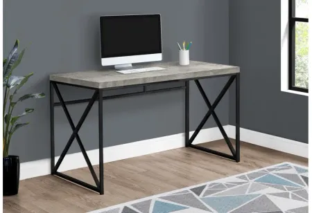 Grey Reclaimed Wood 48" Computer Desk
