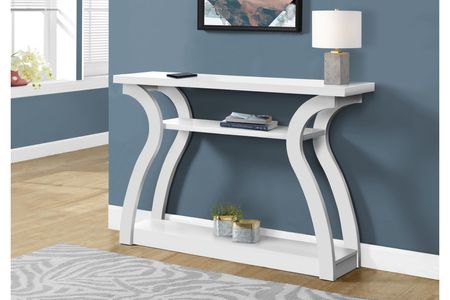 Accent Table - 47"L / White Hall Console
