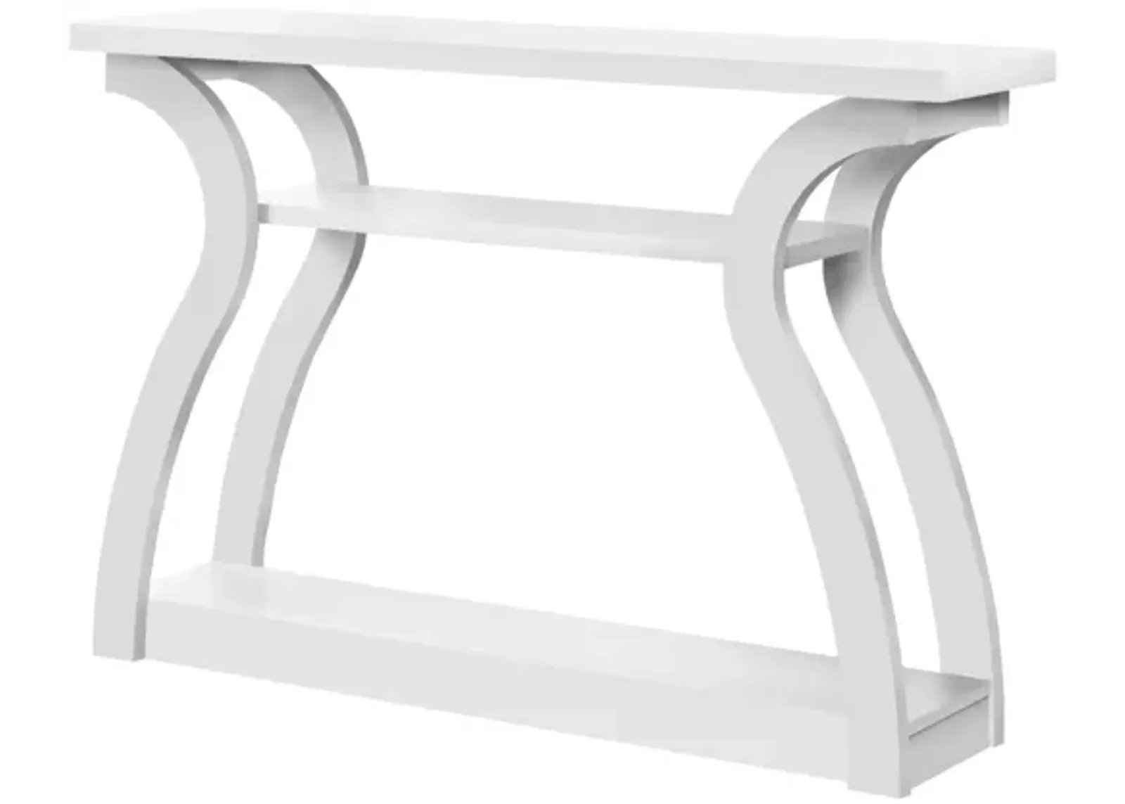 Accent Table - 47"L / White Hall Console