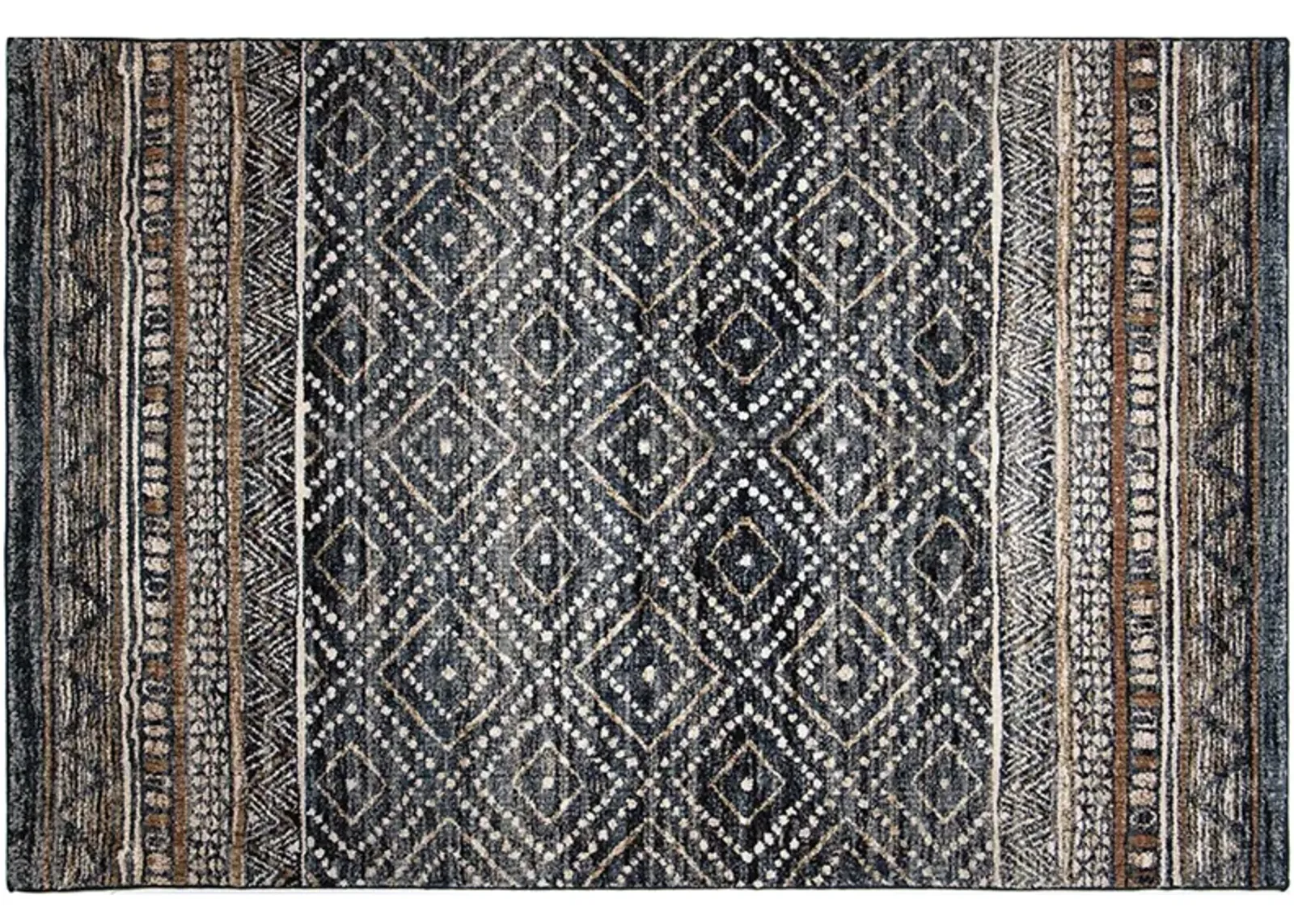 Coastal Pier Indigo 6x9 Area Rug