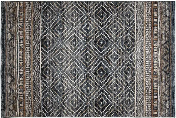 Coastal Pier Indigo 6x9 Area Rug