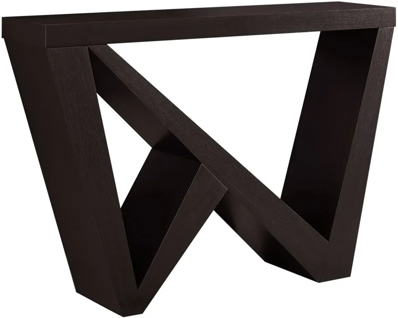 Cappuccino Accent Console Table