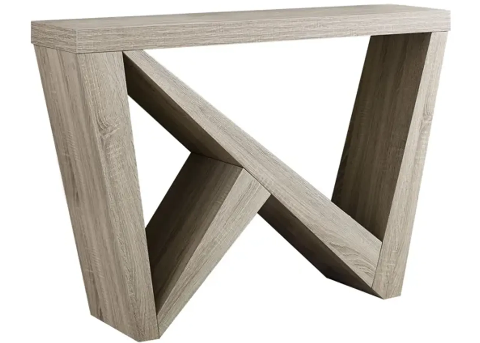 Dark Taupe Accent Console Table by Monarch