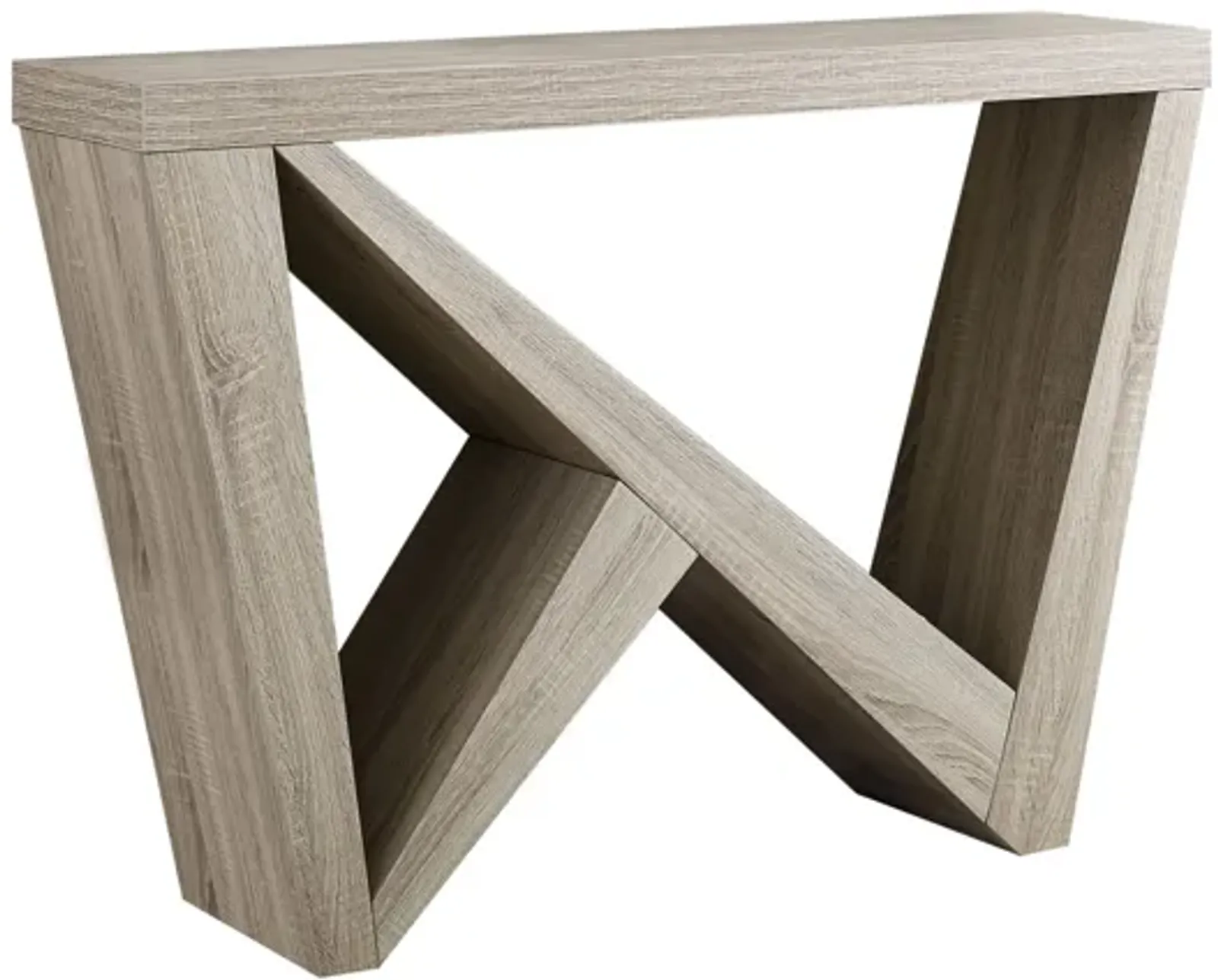 Dark Taupe Accent Console Table by Monarch