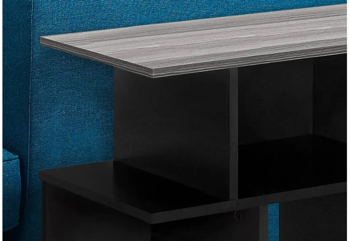 Black and Grey Accent Side Table