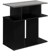Black and Grey Accent Side Table