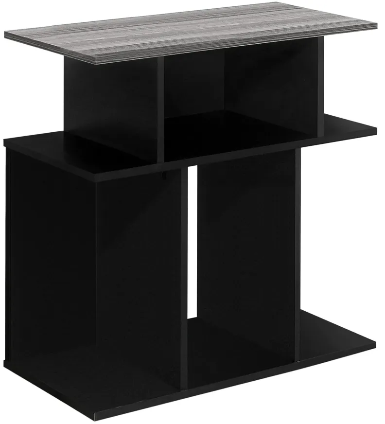 Black and Grey Accent Side Table