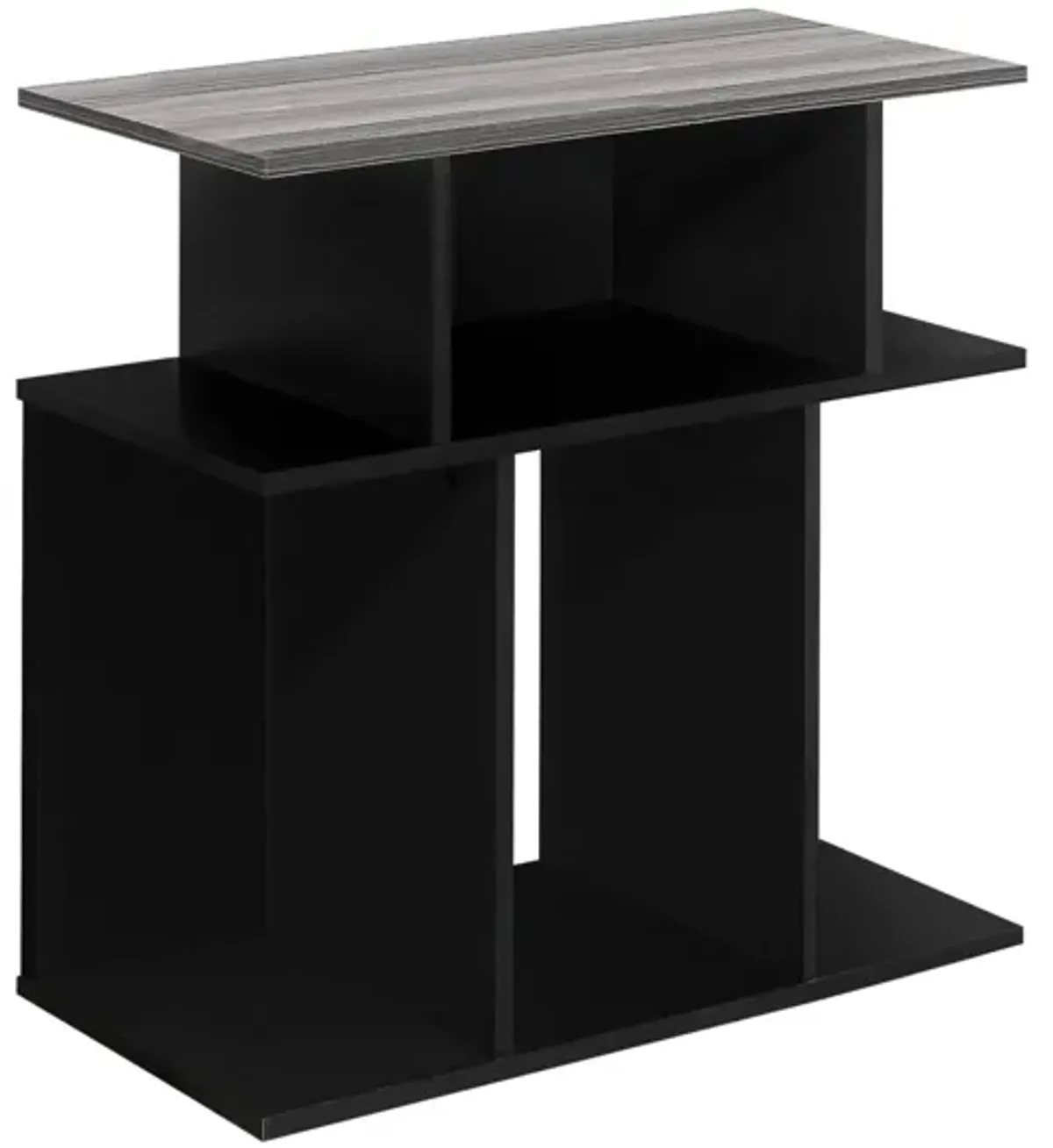 Black and Grey Accent Side Table