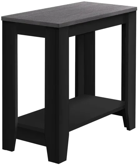 Accent Table - Black / Grey Top