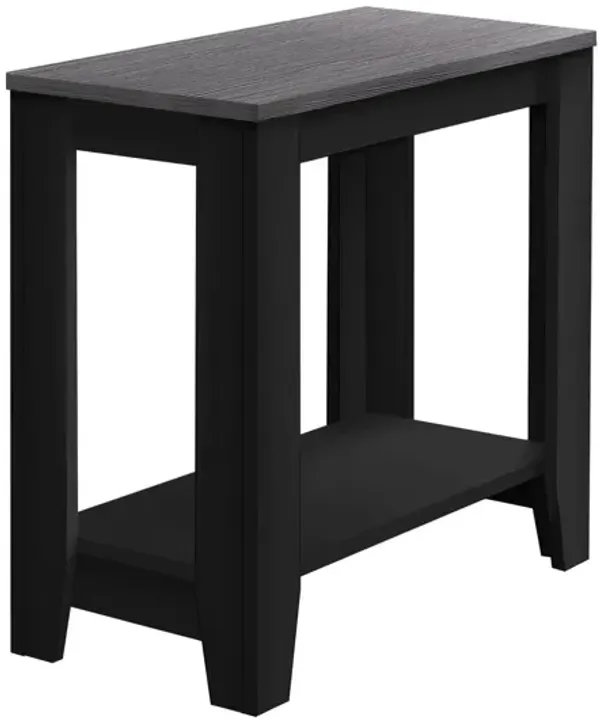 Accent Table - Black / Grey Top