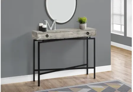 Grey Reclaimed Wood Console Table