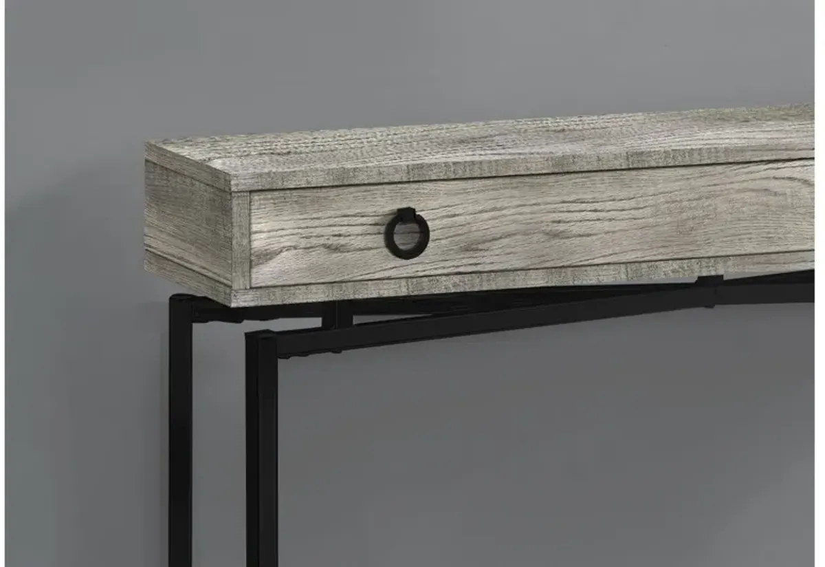 Grey Reclaimed Wood Console Table