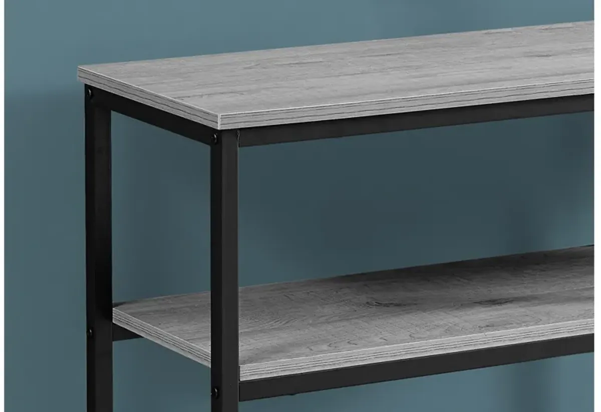 Grey Contemporary Hall Console Table