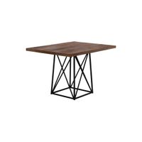 Dining Table - 36"X 48" / Brown Reclaimed Wood-Look/Black