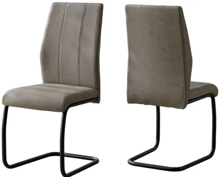 Taupe Dining Chair - Set of 2