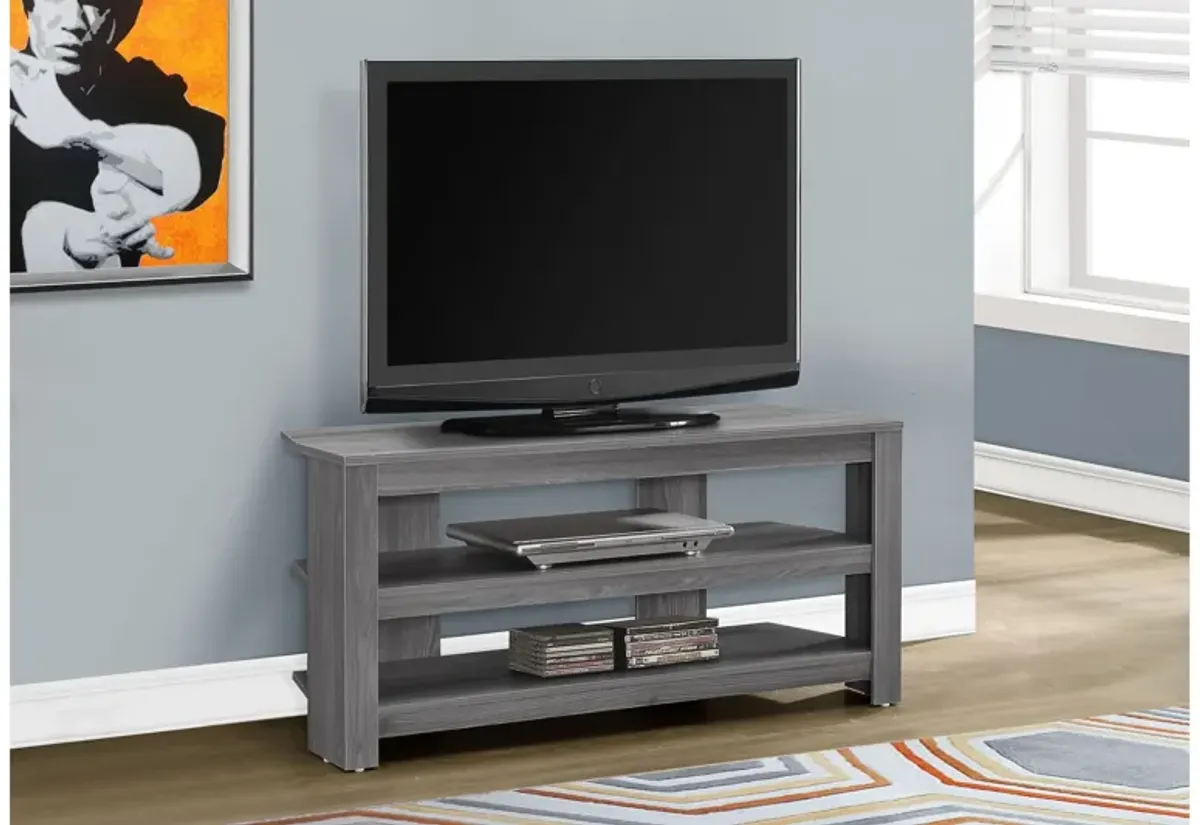 Tv Stand - 42"L / Grey Corner