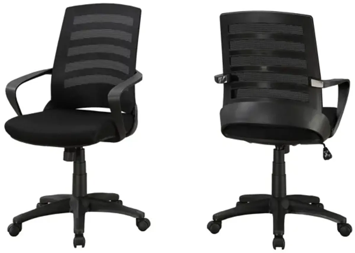 Office Chair - Black / Black Mesh / Multi Position