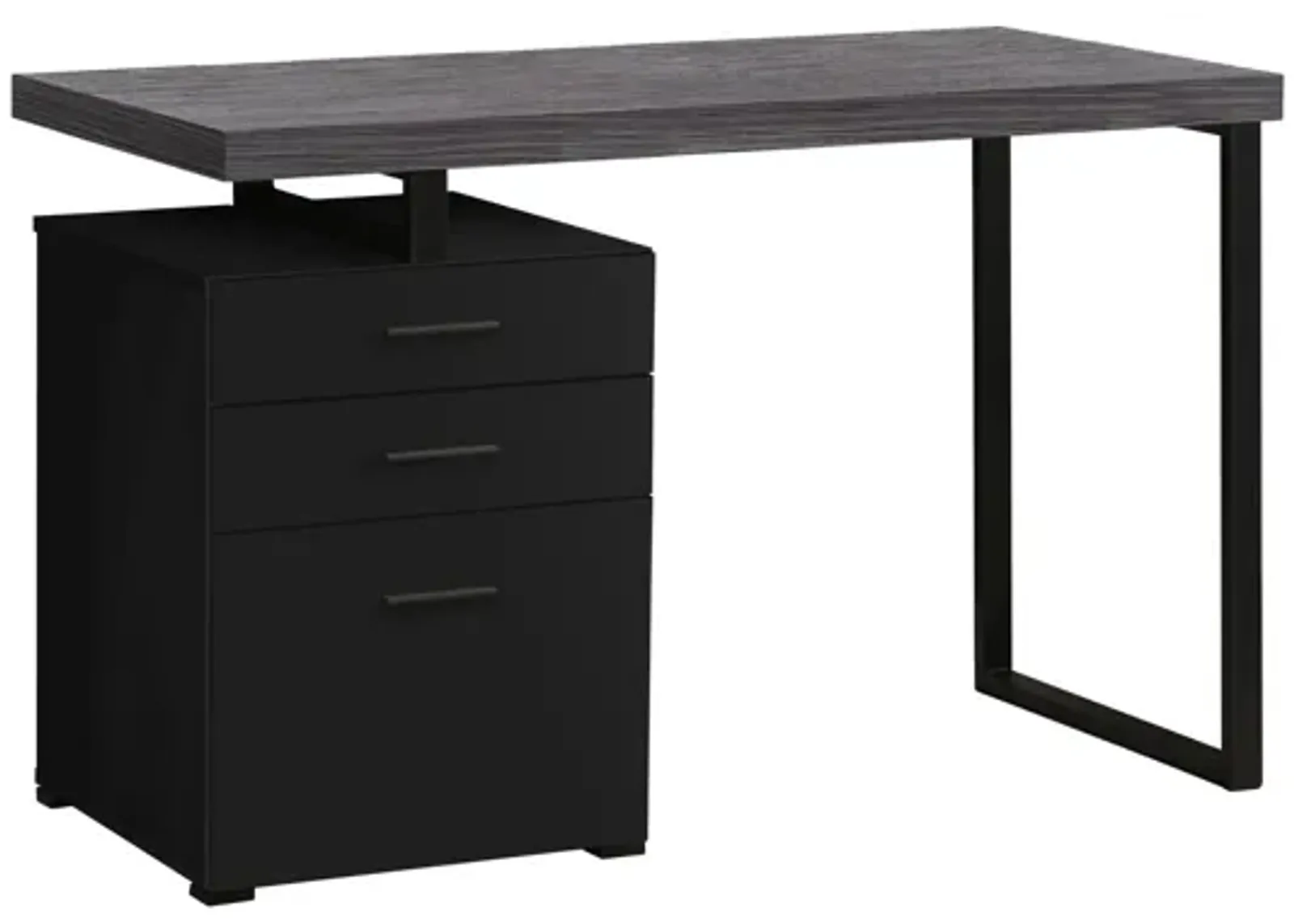 Barron 48" Black and Grey Computer Desk