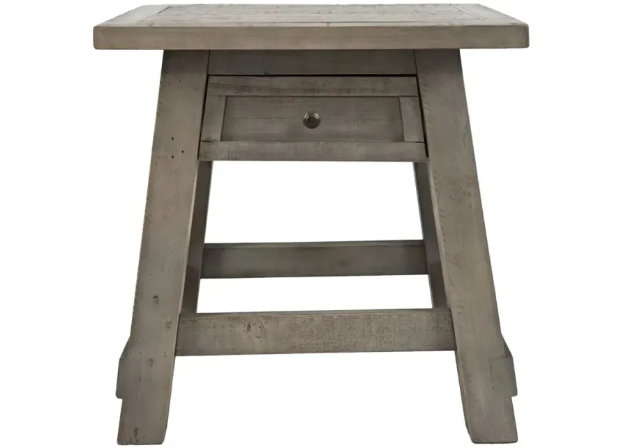 Outer Banks End Table with USB Ports