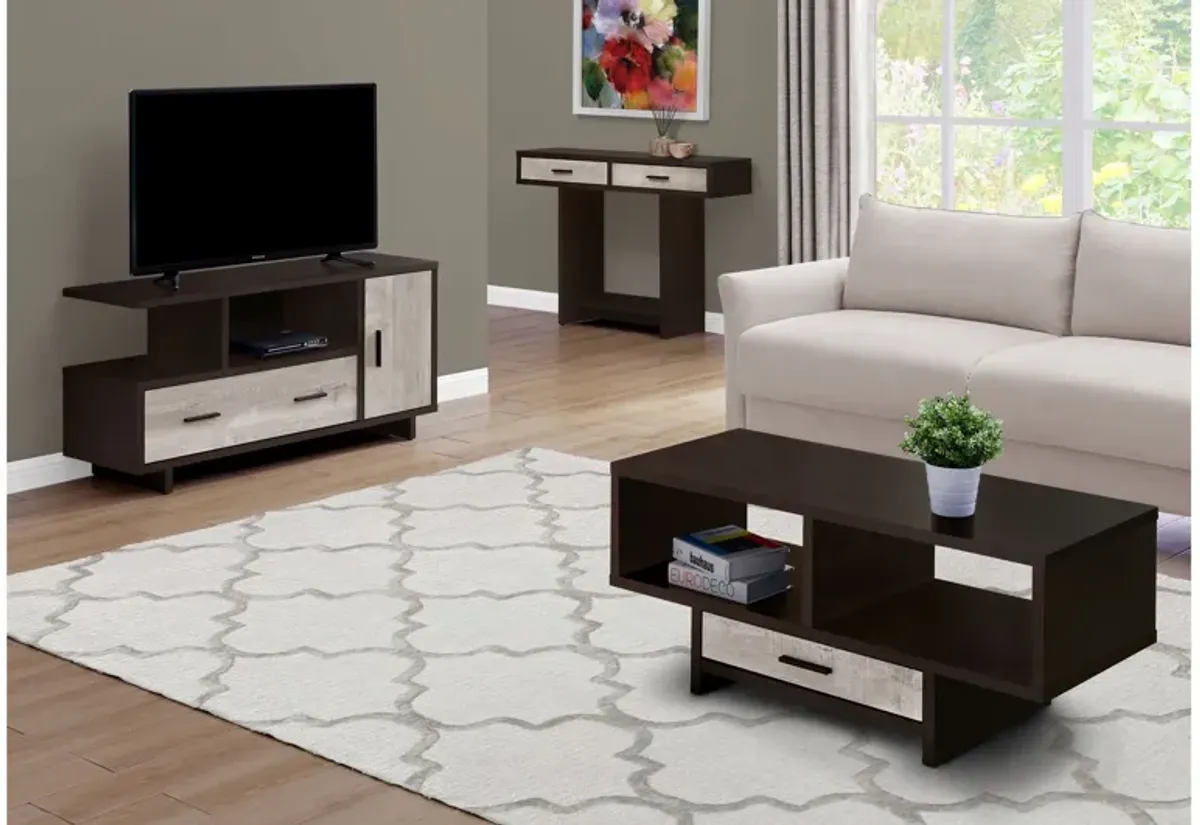 Cappuccino Storage TV Stand