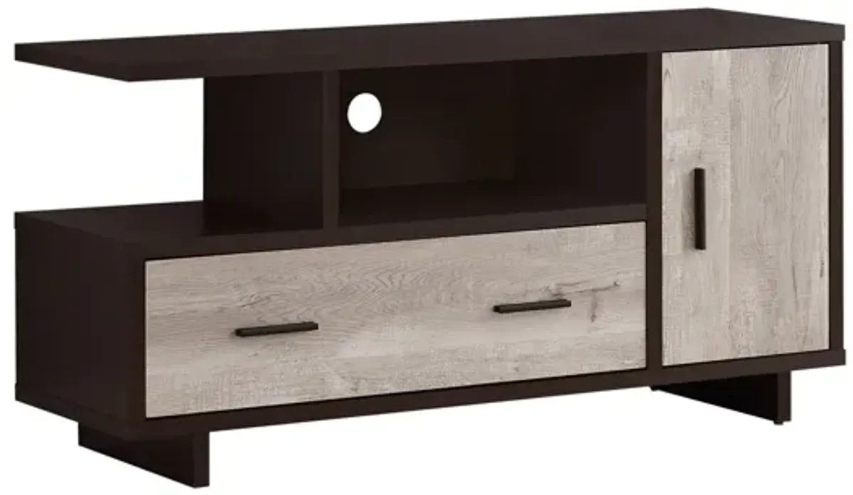 Cappuccino Storage TV Stand