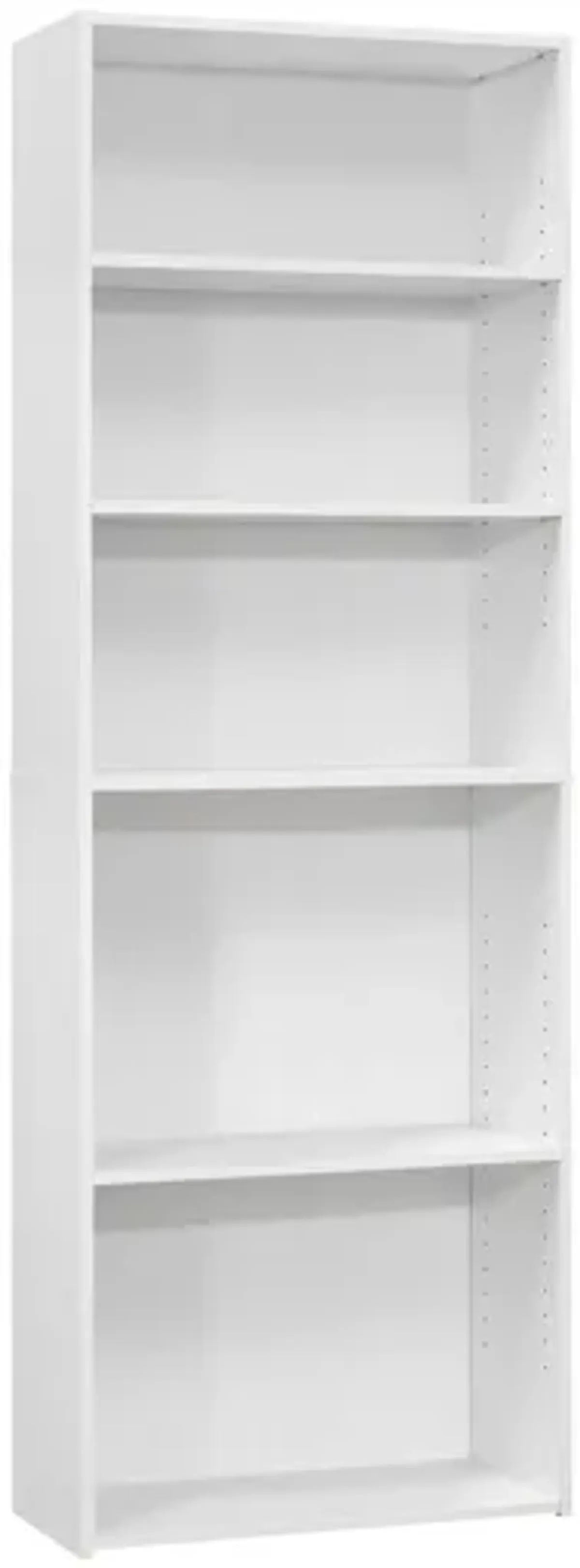 Bookcase - 72"H / White With 5 Shelves