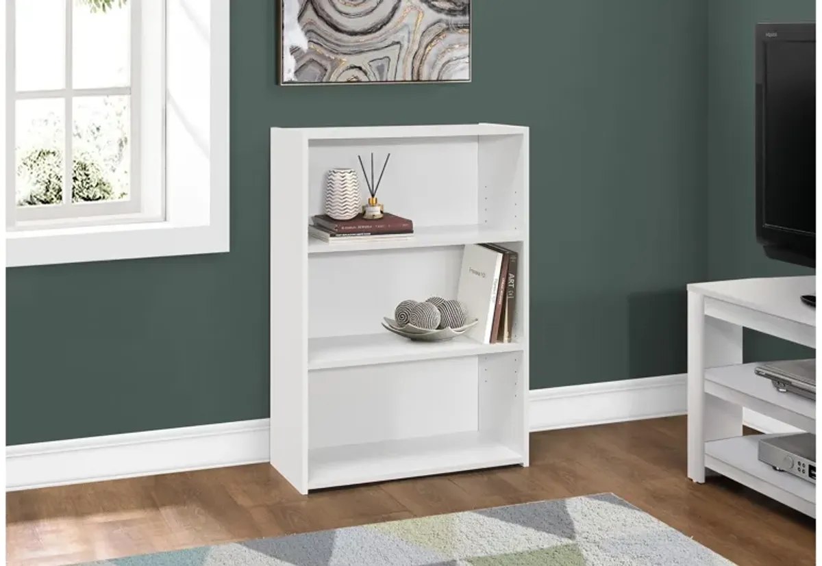 White 36" Bookcase