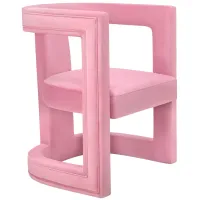 Ada Pink Velvet Chair