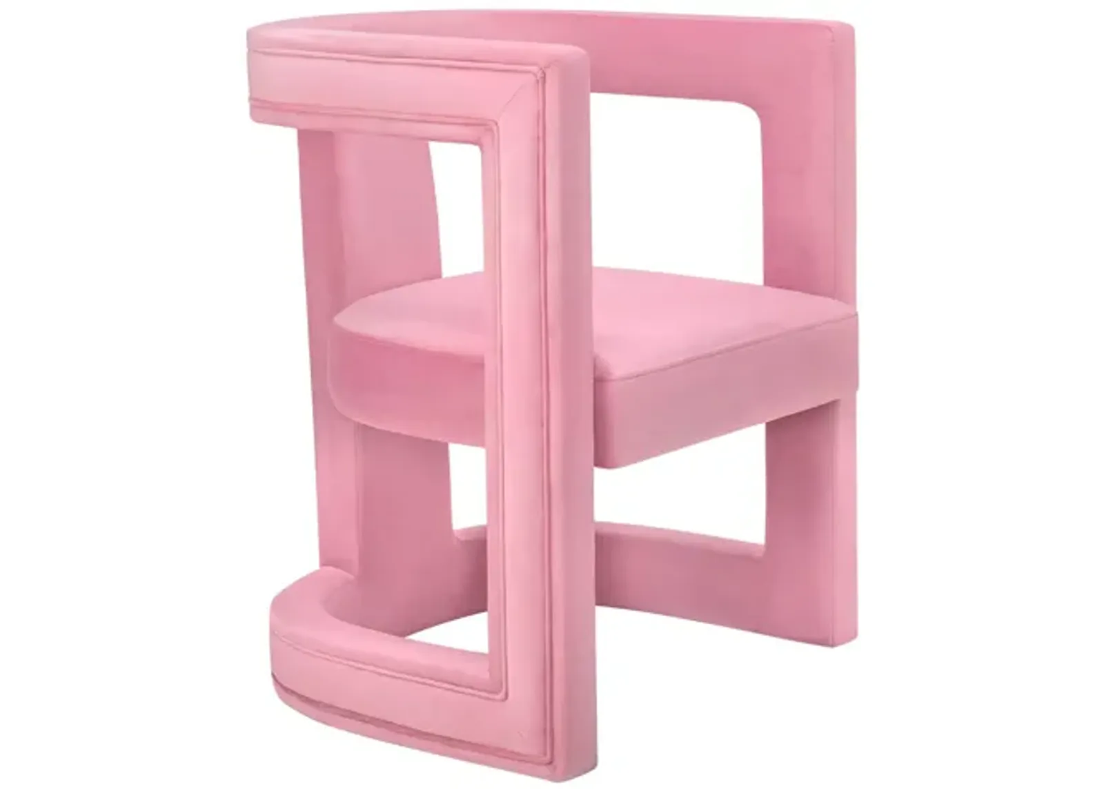 Ada Pink Velvet Chair