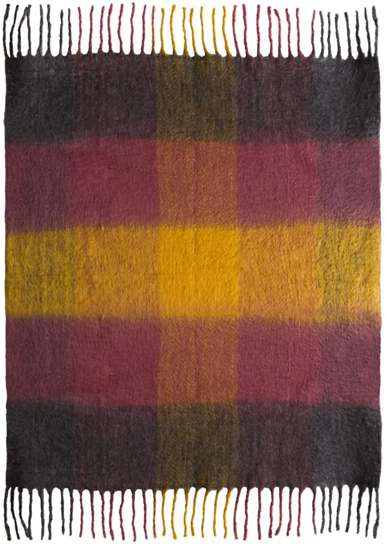 Afrino Wool Colored Throw